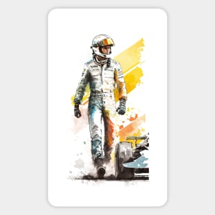 Racecar Driver Sticker